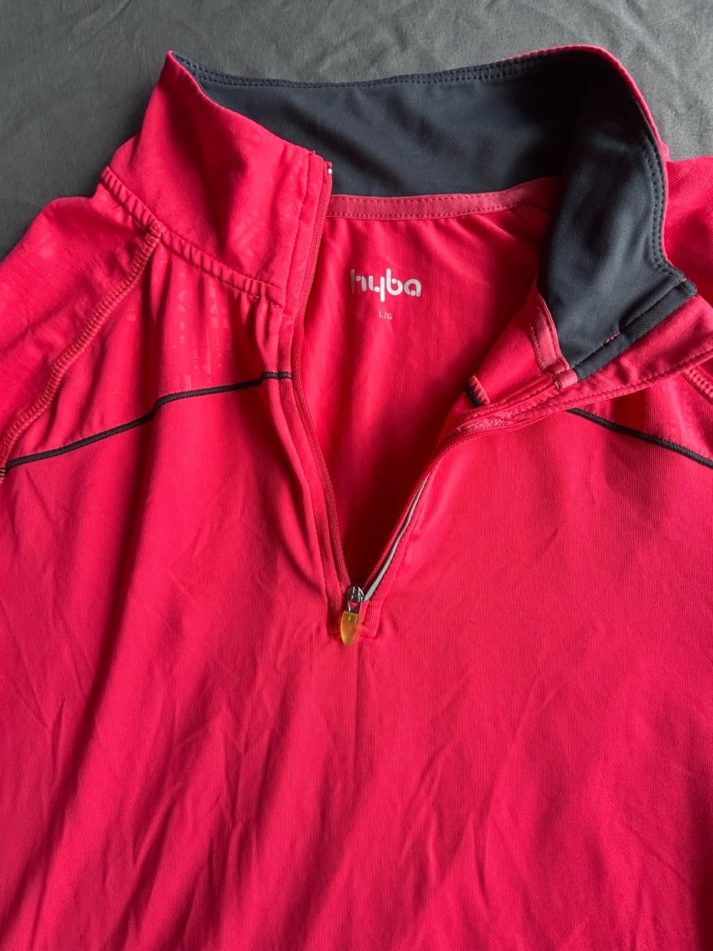 Hyba Women's Long Sleeve Half-Zip Pullover - Pink